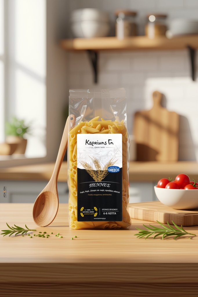 penne food photography